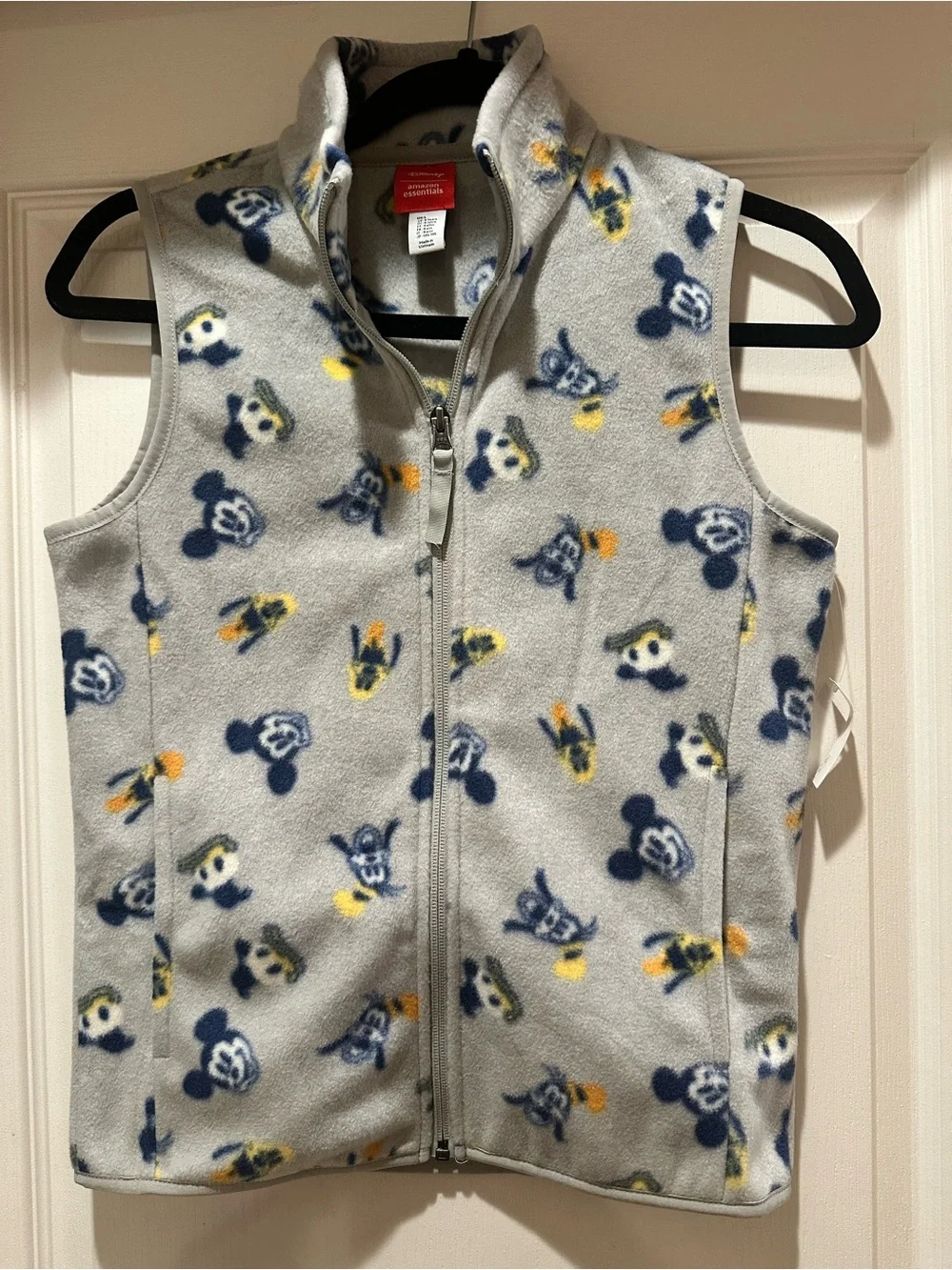 Disney Kids' Gray Mickey Mouse & friends  Fleece Vest